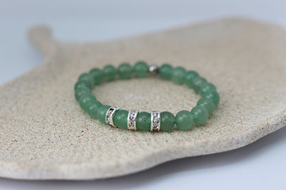 Bracelet Enfant en Aventurine Verte - Le Petit Porte-Bonheur des Grands Rêveurs