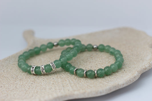 Bracelet Enfant en Aventurine Verte - Le Petit Porte-Bonheur des Grands Rêveurs
