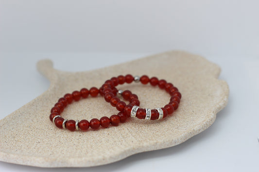 Bracelet Enfant en Cornaline - Le Compagnon Énergétique pour des Aventures Dynamiques