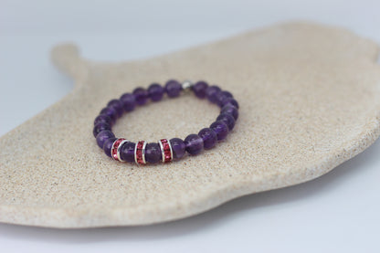 Bracelet Enfant en Améthyste - Le Bijou Magique des Petits Héros